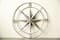 Hello Honey® Metal Compass Wall, Distressed Aqua